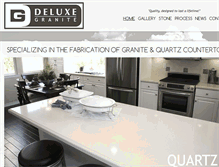 Tablet Screenshot of deluxegranite.com